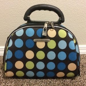 Luca Vergani NEVER USED hard shell makeup bag